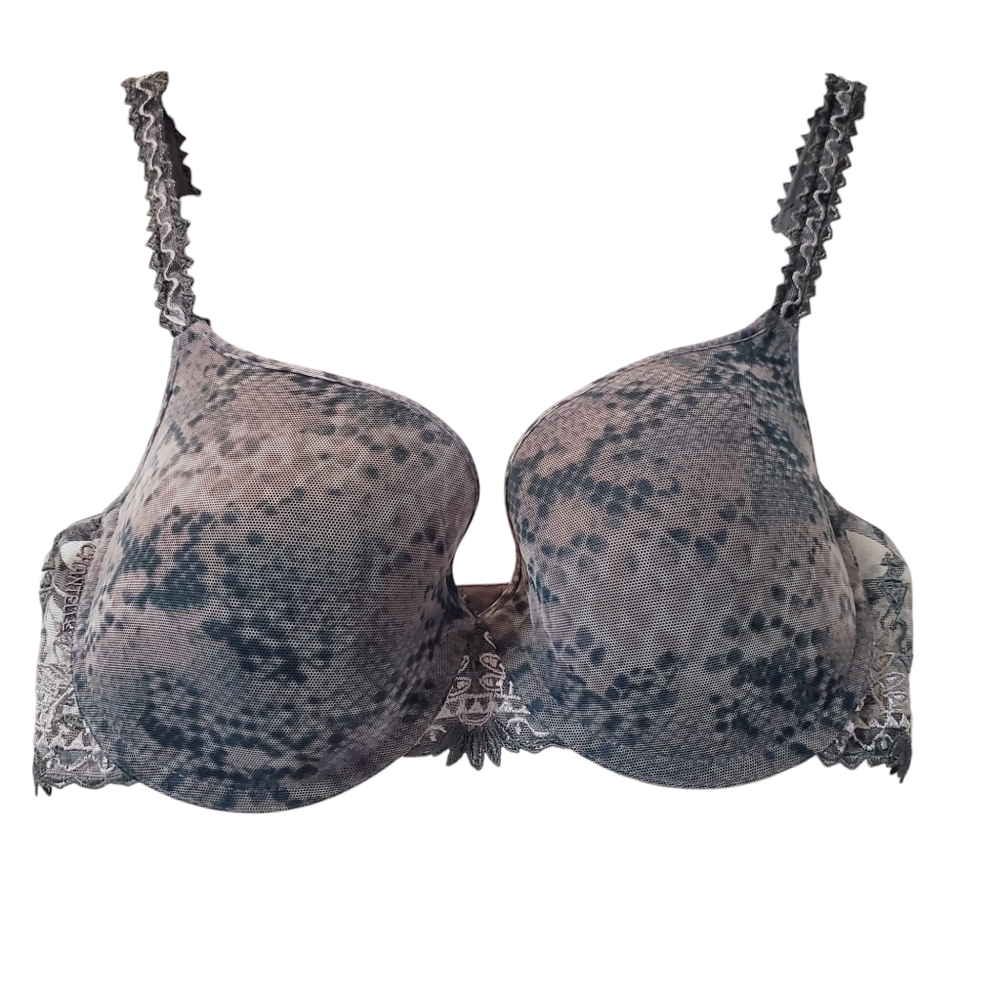 Chantelle Paris Python Luxury Lace Lined Bra 32d - image 2
